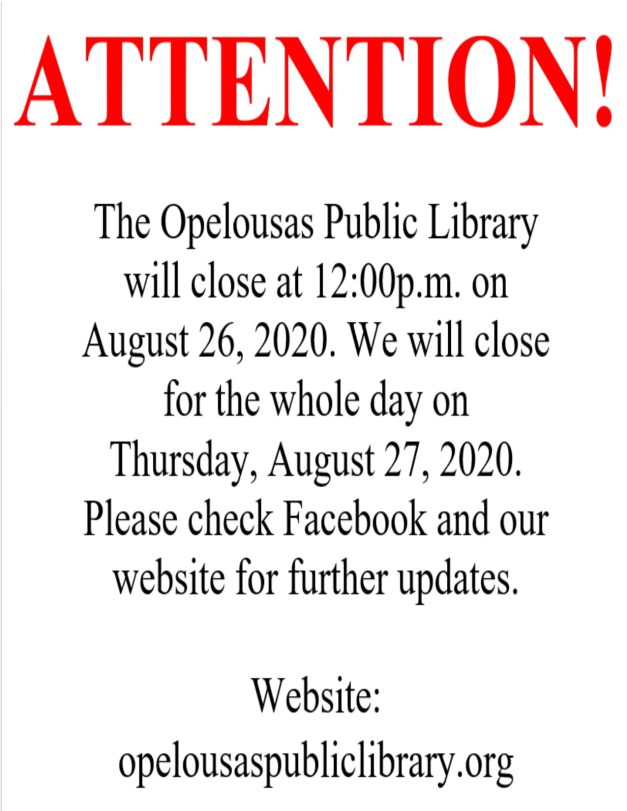 Closed for Hurricane